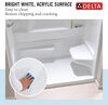 Procrylic Seated Shower Kit 60"x32" Left Drain