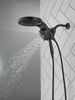 HydroRain&reg; H<sub>2</sub>Okinetic&reg; 5-Setting Two-in-One Shower Head (Recertified)