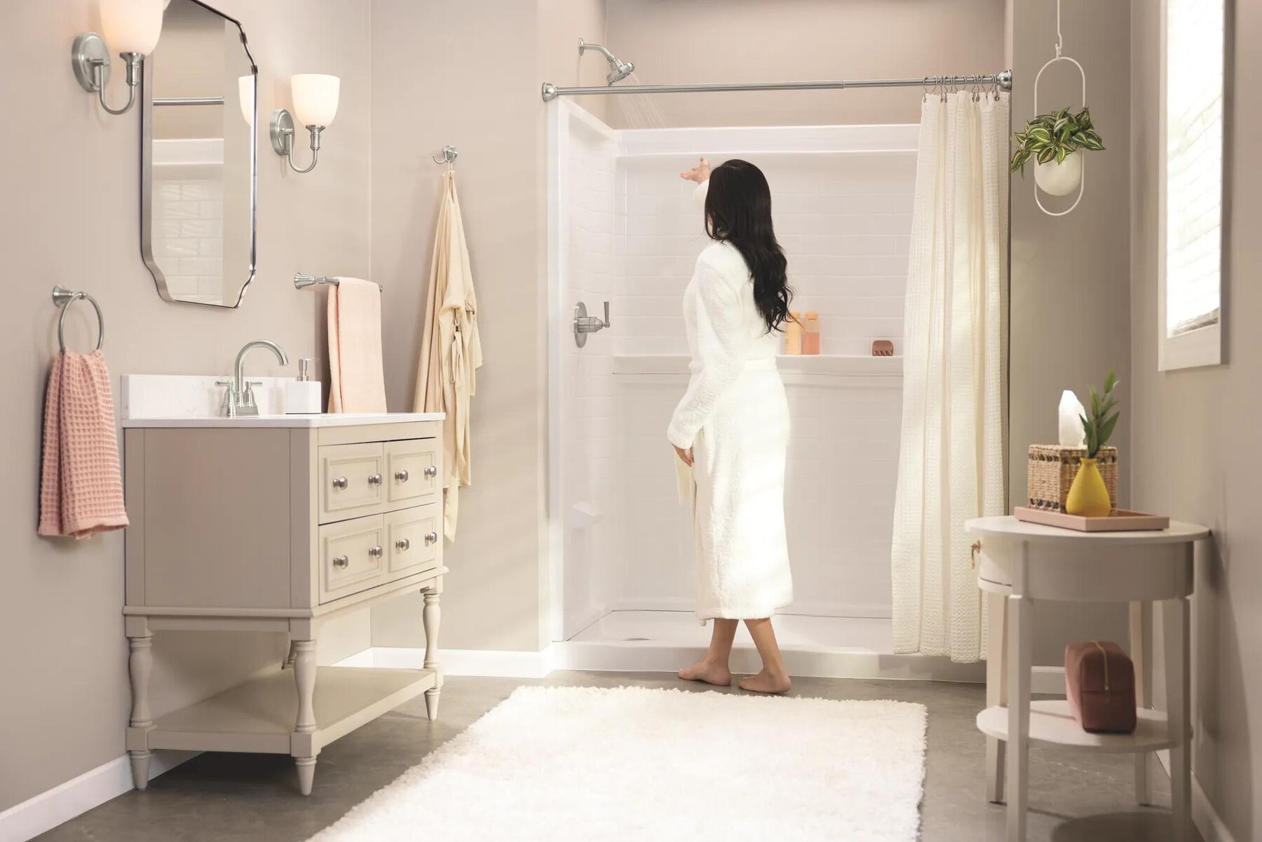 ProCrylic Tile 60 in. x 32 in. Bathtub Wall