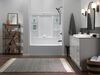60x30 Alcove Bathtub, Wall Set and Trim Bundle - Right Drain