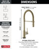 Touch<sub>2</sub>O&reg; Technology Kitchen Faucet with Touchless Technology