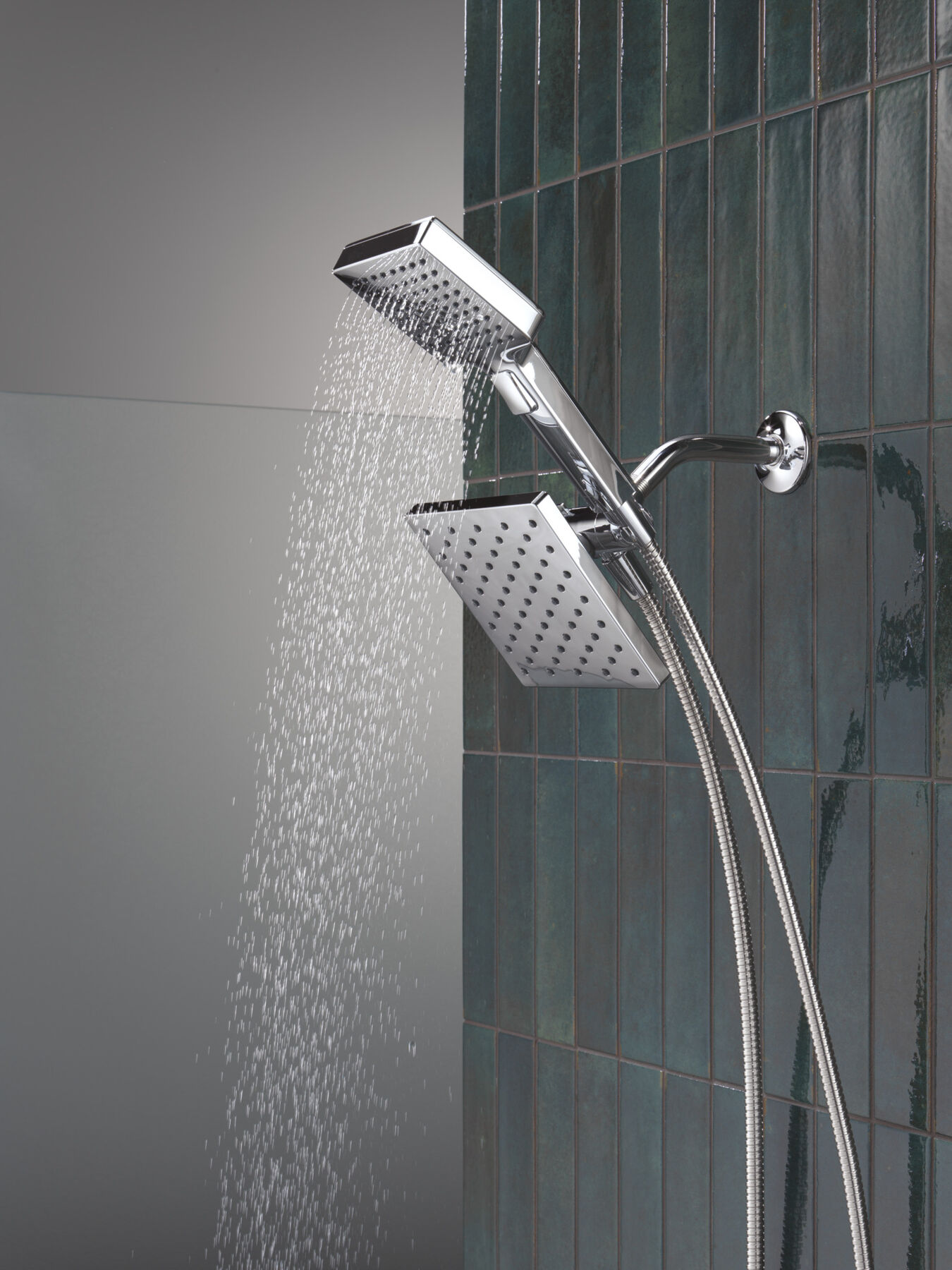 5-Setting Two-in-One Combination Shower with Additional Mount