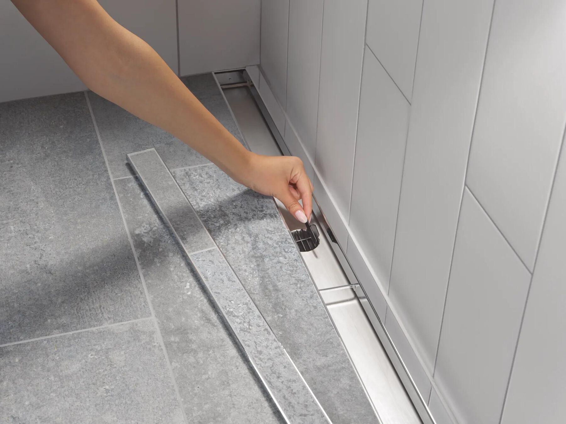 36" Reversible Linear Shower Drain Trim