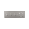 High Flow Push Button Themrostatic Trim 3 Outlet