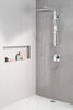 Single-Setting Metal Raincan Shower Head