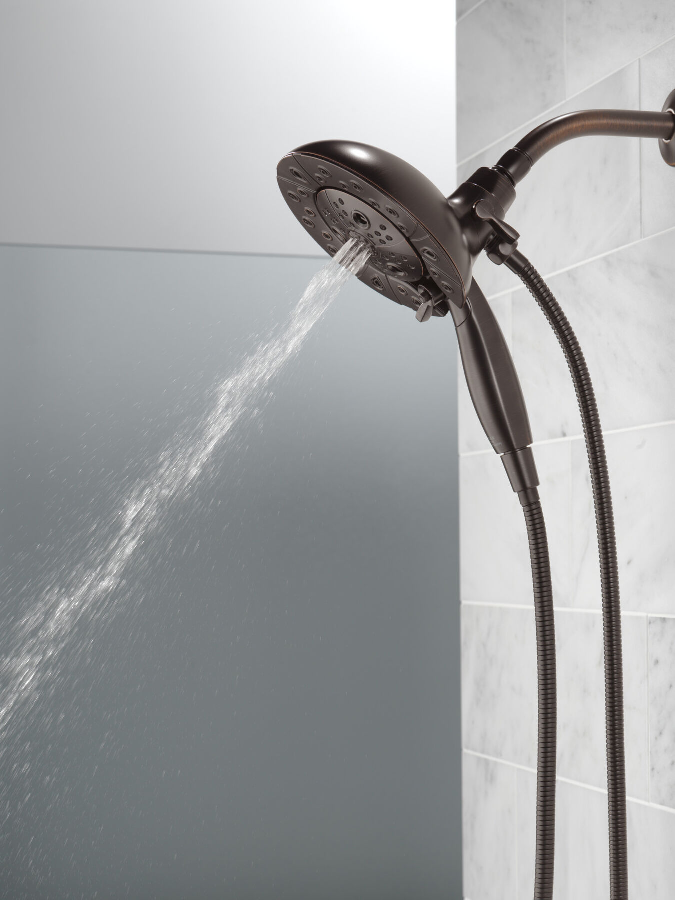 H<sub>2</sub>Okinetic&reg; In2ition&reg; 5-Setting Two-in-One Shower (Recertified)