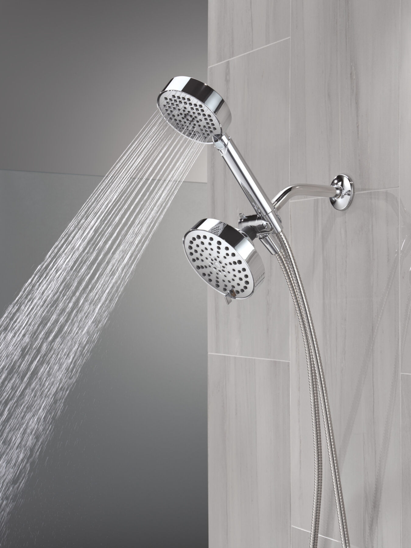 5-Setting Two-in-One Combination Shower with Additional Mount