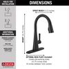 Single-Handle Pull-Down Kitchen Faucet with Touch<sub>2</sub>O&reg; Technology
