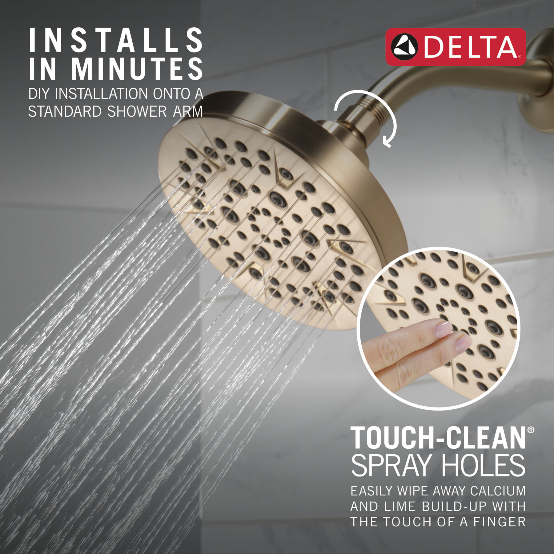 Shower Head 1.75 GPM 5-Setting (Recertified)