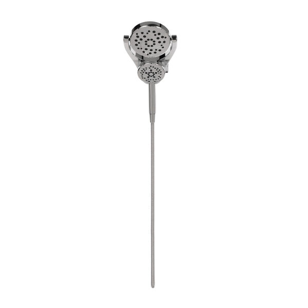HydroRain&reg; 4-Setting Two-in-One Shower Head (Recertified)