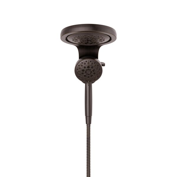 HydroRain&reg; H2Okinetic&reg; 5-Setting Two-in-One Shower Head (Recertified)