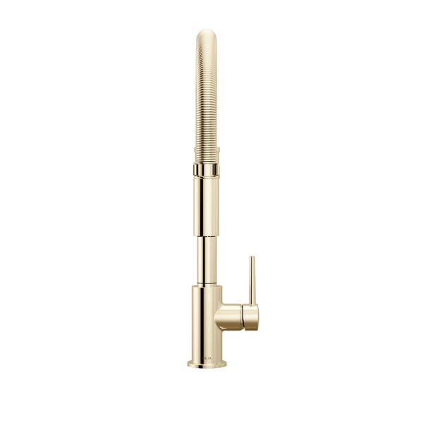 Single-Handle Pull-Down Spring Kitchen Faucet