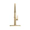 Single Handle Pull-Down Spring Kitchen Faucet (Recertified)