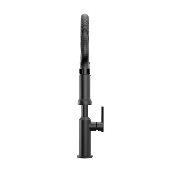 Single Handle Pull-Down Kitchen Faucet With Spring Spout