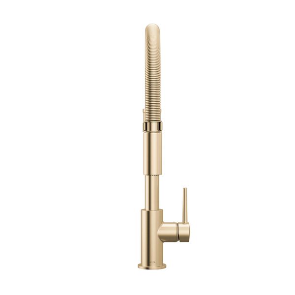 Single-Handle Pull-Down Spring Kitchen Faucet